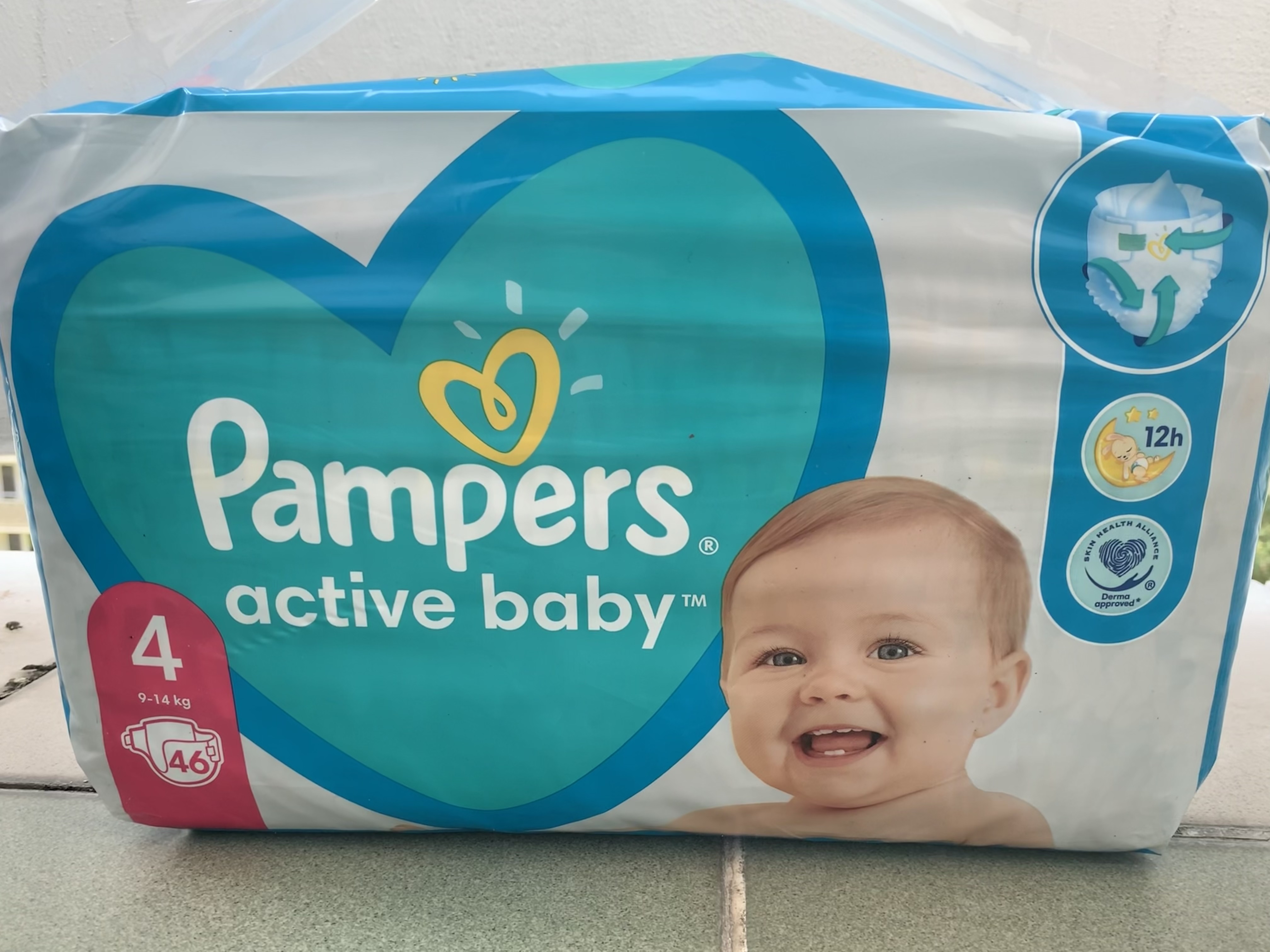 Pampers 4 46 ks ACTIVE BABY