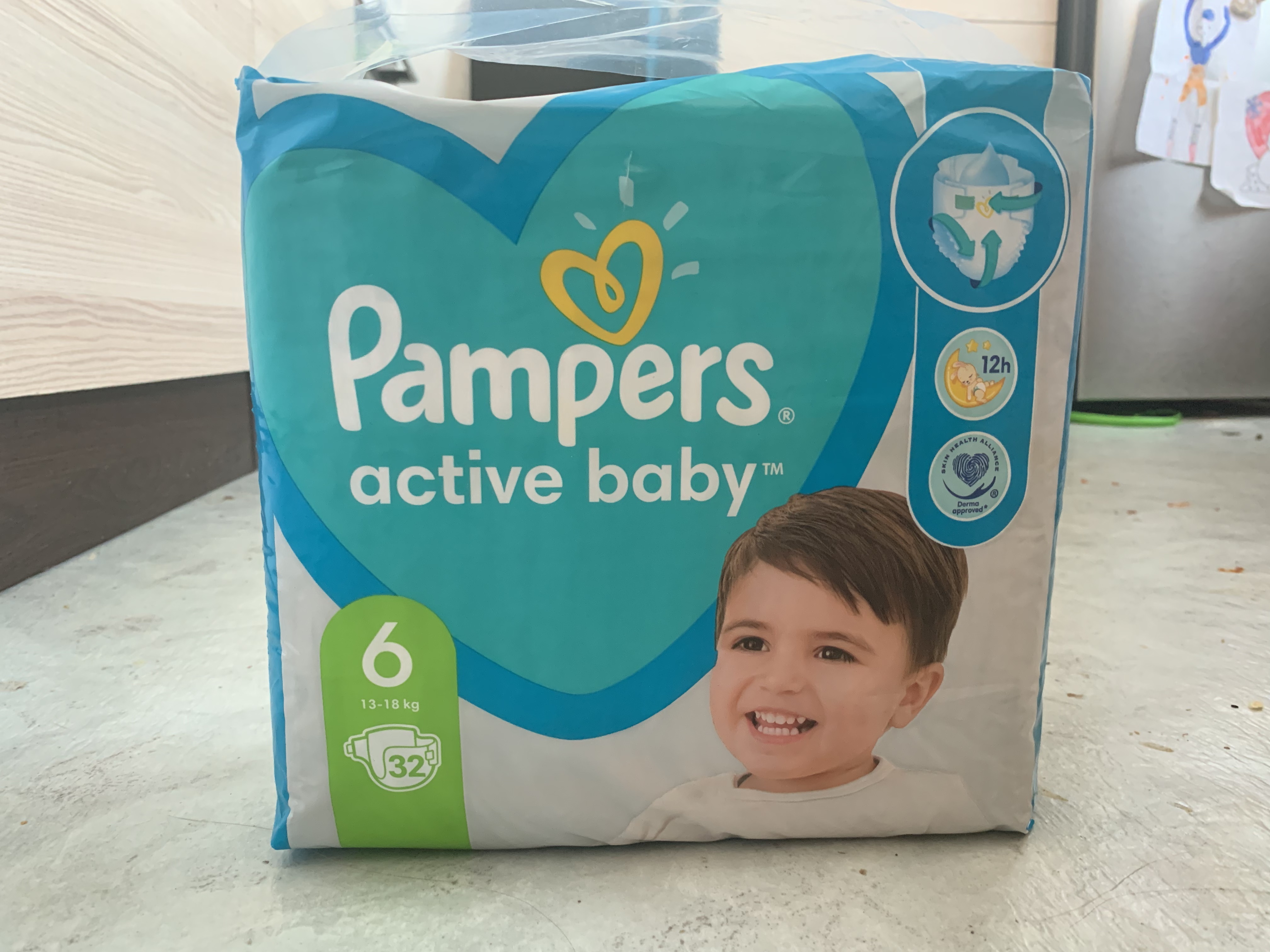 Pampers 6, 32 ks ACTIVE BABY