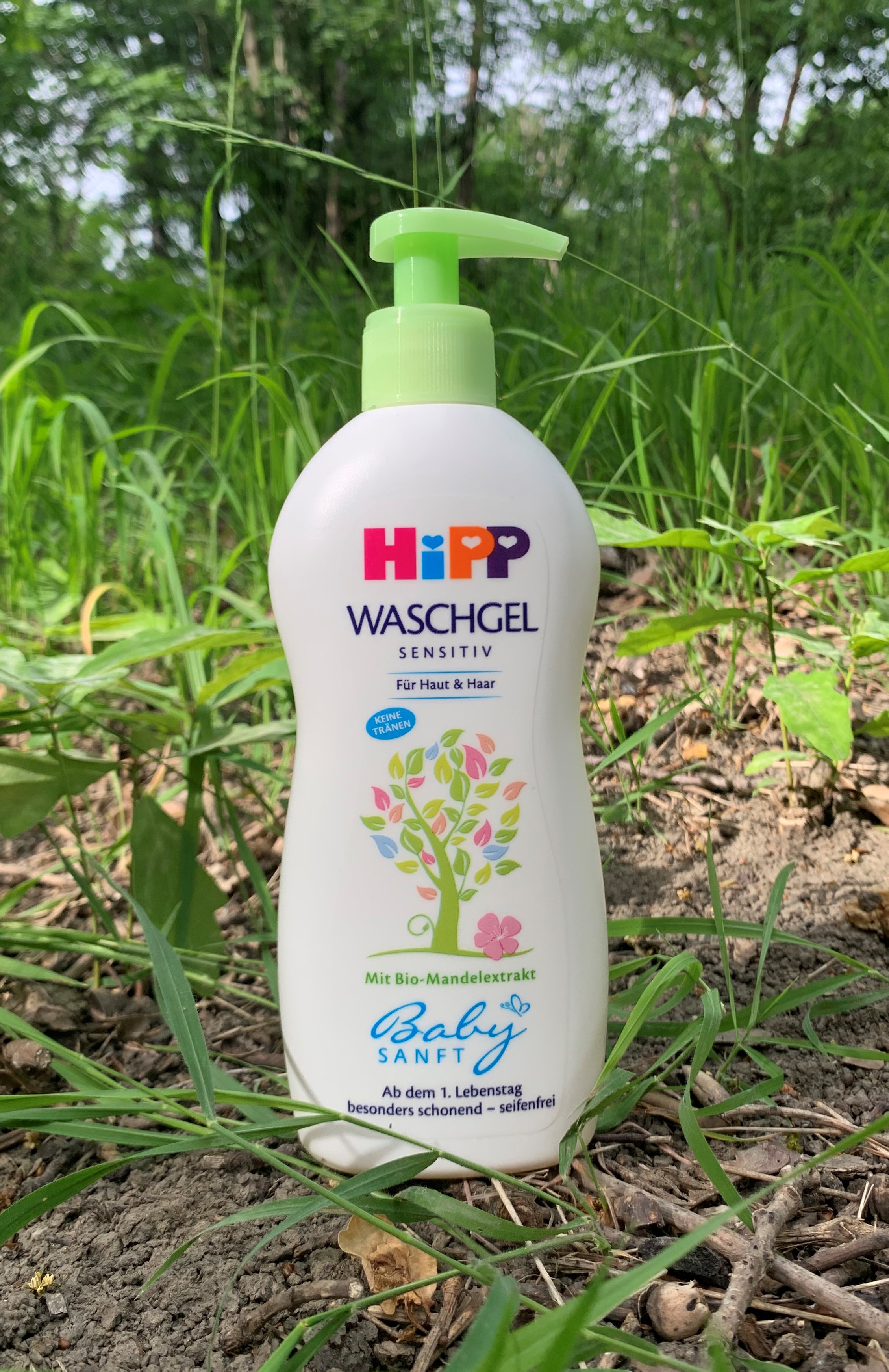 HIPP Dětský sprchový gel s pumpičkou, 400 ml.